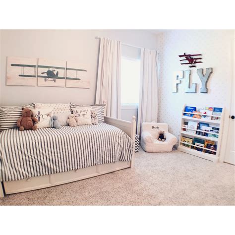 For instance, you will find a few toddlers bedroom sets for boys that feature a complete firefighters theme. Airplane Themed Toddler Room - Project Nursery