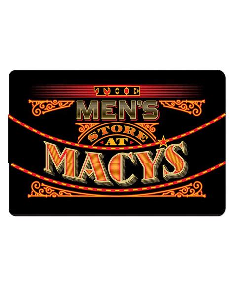 The card is not redeemable for cash, except in california and certain other states. Macy's The Men's Store E-Gift Card & Reviews - Gift Cards - Macy's