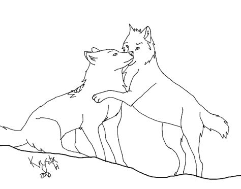 Terms of usage you may: Wolf Love Lineart by YipYuffMcMoonyPixels on DeviantArt