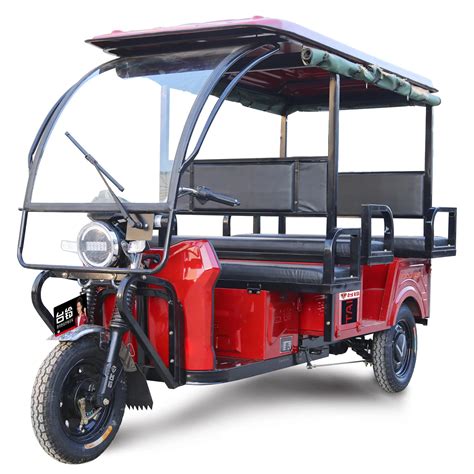 2020 New Lengthen Design Electric Rickshaw Tricycle With 2 Set Of Lead