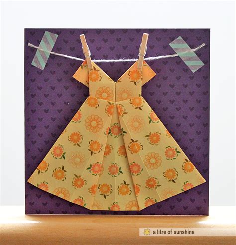 A Litre Of Sunshine Mothers Day Origami Dress