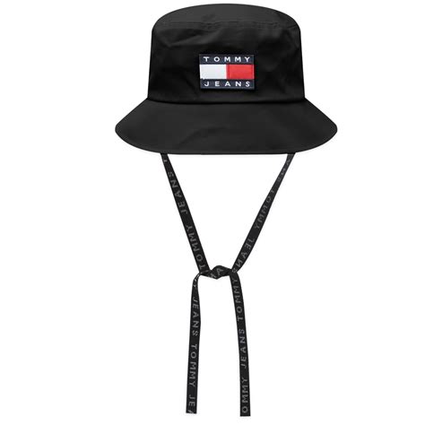 Tommy Jeans Tj Heritage Stadium Bucket Hat Black End