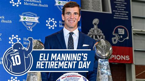 Behind the Scenes of Eli Manning's Retirement Day | Eli Manning Retirement - YouTube