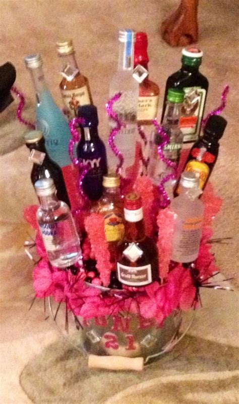 Her 21st birthday is a big deal, it doesn't matter is she's your daughter, your sister, your girlfriend or best friend, whoever she is she deserves something special. Made an edible alcohol basket for my dear friend for her ...