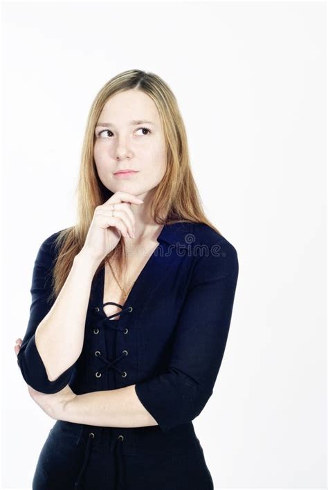 Portrait Of A Confident Young Woman Stock Photo Image Of Hand Dress