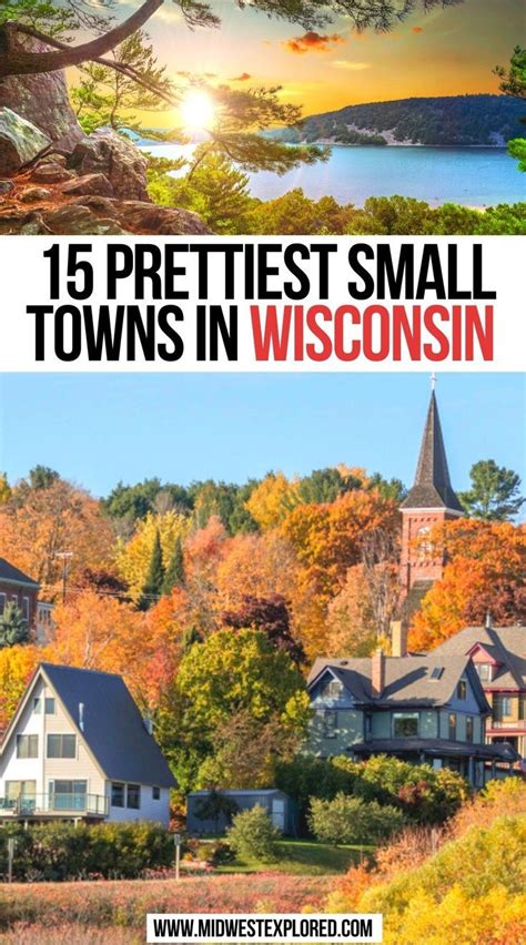 15 Prettiest Small Towns In Wisconsin Wisconsin Travel Summer