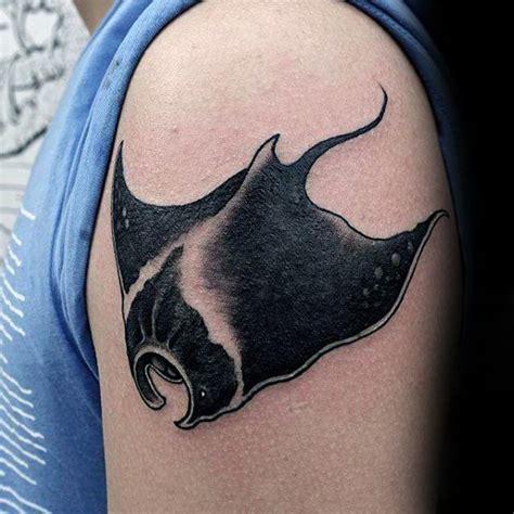 Manta Ray Tattoos Eagle Ray Tattoo Designs Men Tribal Designs Ankle Tattoo Cool Tattoos