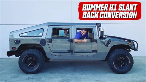 Hummer H1 Slant Back Conversion Youtube