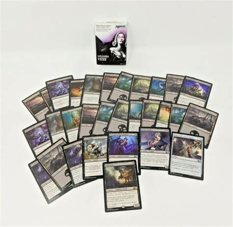 Mtg 2015 Pax Card Deck Opened Black Planeswalkers Liliana Vess Cards
