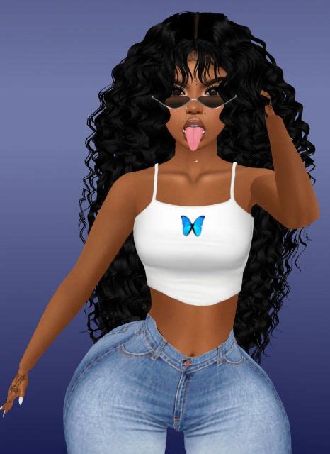 Read full profile being a role model doesn't mean looking like a model — and these actresses, singer. IMVU FEMALE AVI in 2020 | Black girl art, Girl cartoon ...