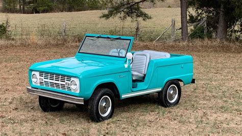 Super Rare 1966 Ford Bronco Roadster Will Be Auctioned By Gaa Classic