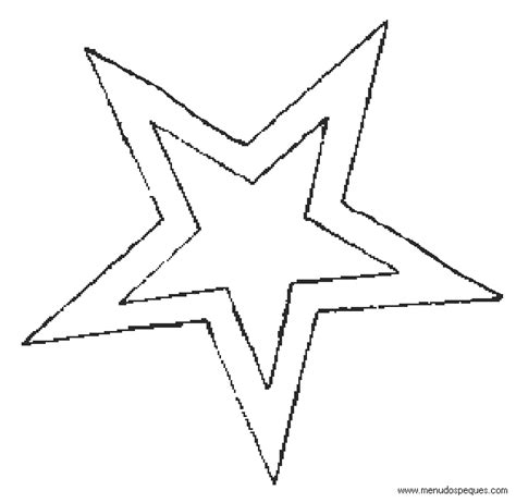 Imagen para colorear de una estrella. Una estrella para dibujar - Imagui