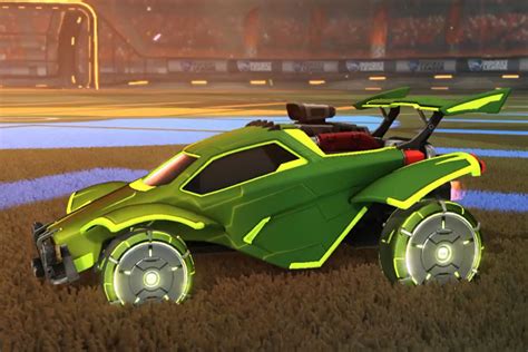 Rocket League Lime Octane Design With Mainframe And Lime Carbon