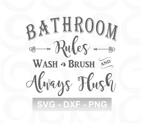 26 Farmhouse Bathroom Signs Svg Lesespecies