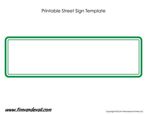 Do you want to hire someone to design your signs for you? Street Sign Template - ClipArt Best
