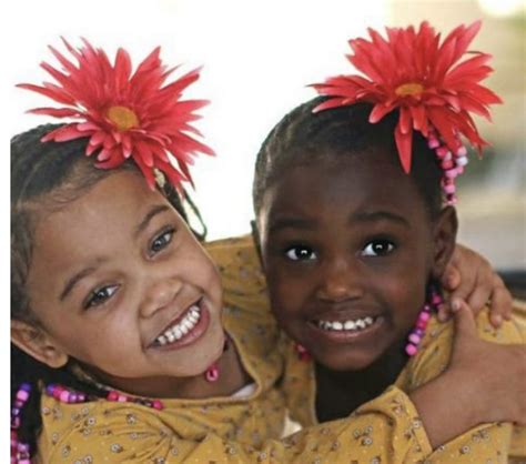 unique twins what sisters born with different skin colors look like now