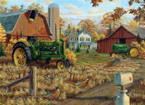Free Download Rustic Farm In Autumn Wallpaper 1075x779 For Your