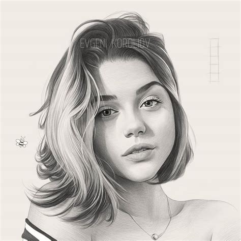 Stunning Hyper Realistic Portrait Pencil Drawings By Evgeni Koroliov Https Myartmagazine Com