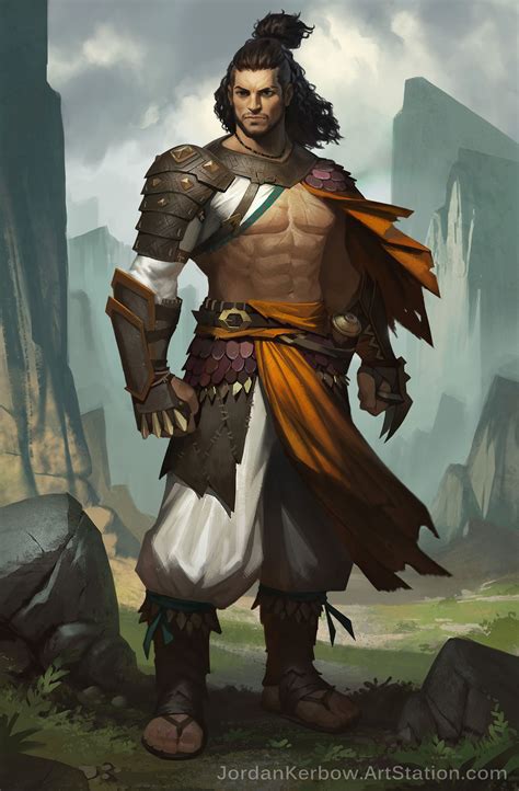 Pathfinder Monk By Jordankerbow On Deviantart Fantasy Character