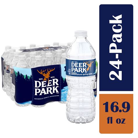 Buy Deer Park 100 Natural Spring Water 169 Fl Oz 24 Pack Bottles