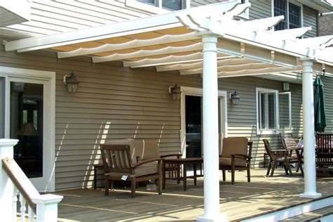 A retractable awning is an additional overhang placed above a point of ingress on a building. Choosing a Retractable Canopy Track: Single, Multi, Cable ...