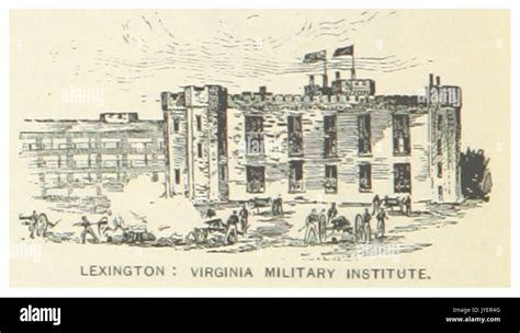 Us Va1891 P862 Lexington Virginia Military Institute Stock Photo Alamy