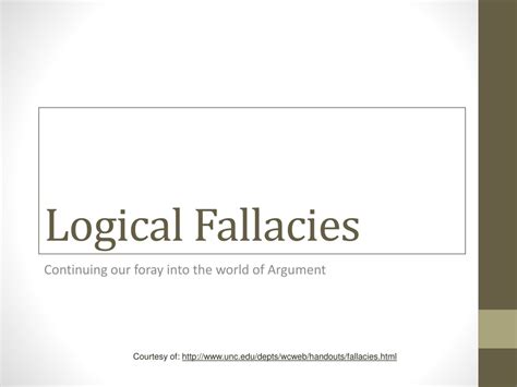Ppt Logical Fallacies Powerpoint Presentation Free Download Id9253376