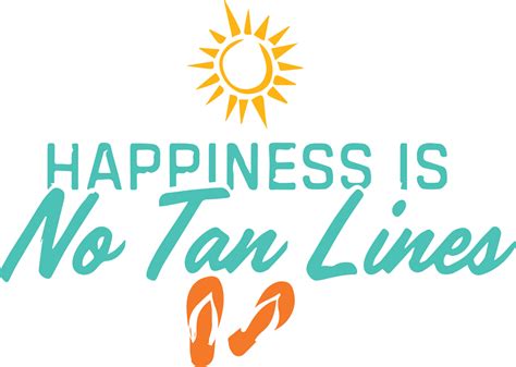 Happiness Is No Tan Lines Sticker Haulover Beach