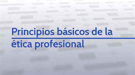 Principios Básicos De La ética Profesional By Adriana Mm