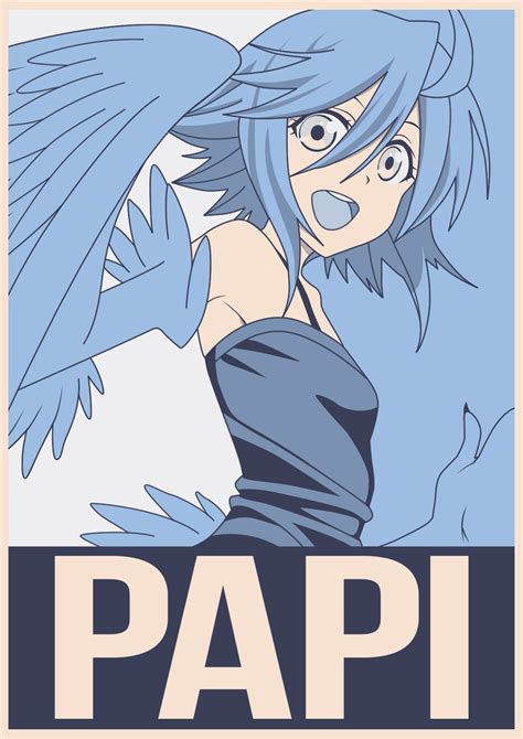 Monster Musume No Iru Nichijou Anime Girls Papi Monmusu Hope Posters