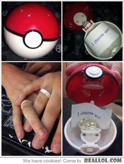 Pokémon Proposal Geek Wedding Marriage Proposals I Choose You Pokemon
