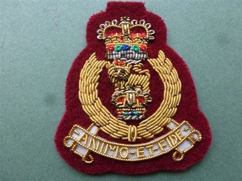 Adjutant Generals Corps Maroon British Military Badges