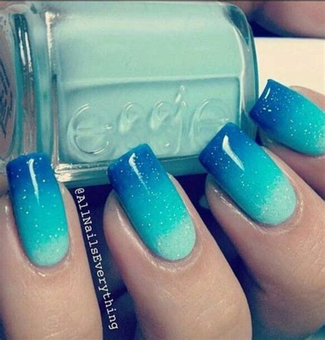 Turquoise Blue Ombre Nails Pictures Photos And Images For Facebook