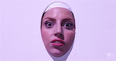 The album won several awards and was nominated for six grammy awards , including album of the year. Gaga Stare - Reaction GIFs