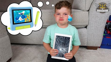 Kids Story About Broken Ipad Pretend Play With New Vankyo Matrix Pad S7