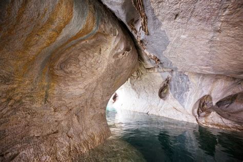 Premium Photo Unusual Marble Caves On The Lake Of General Carrera