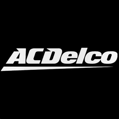 Ac Delco Vinyl Decal Sticker