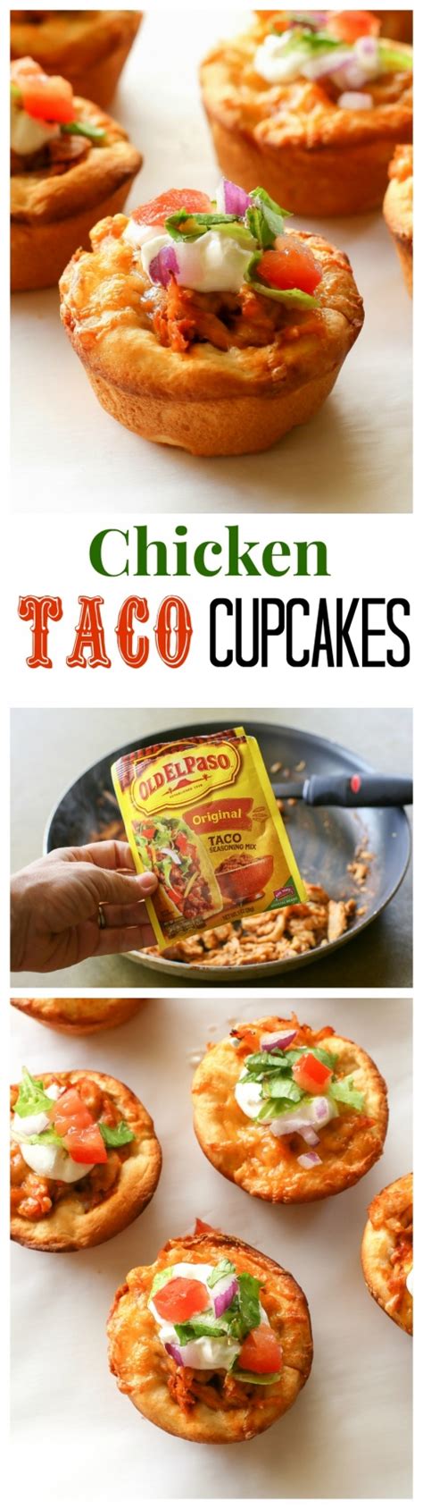 Chicken Taco Cupcakes The Girl Who Ate Everything Recipe Taco