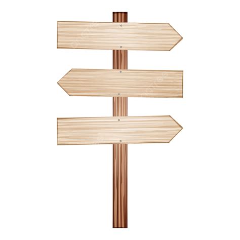 Wooden Sign Post Vector Wood Sign Direction Png And Vector With