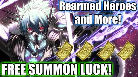 Free Ticket Luck Summons For Rearmed Heroes And Viewer Qanda Fire