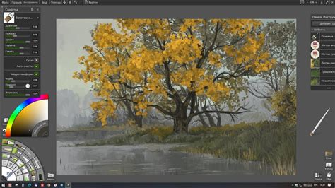 Digital Painting In Artrage Artrage Youtube