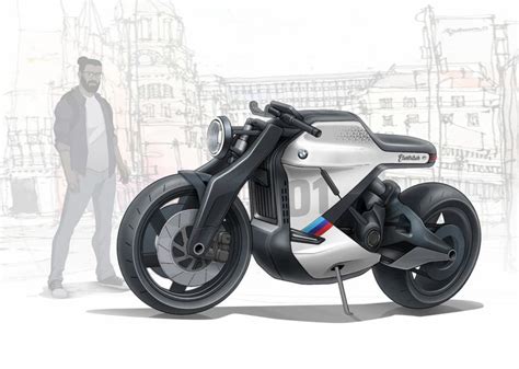 This Bmw All Electric Cafe Racer Rendering Looks Futuristic