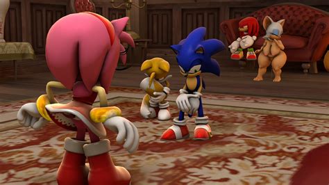 Post 1712452 Amy Rose Jessen Knuckles The Echidna Rouge The Bat Sonic