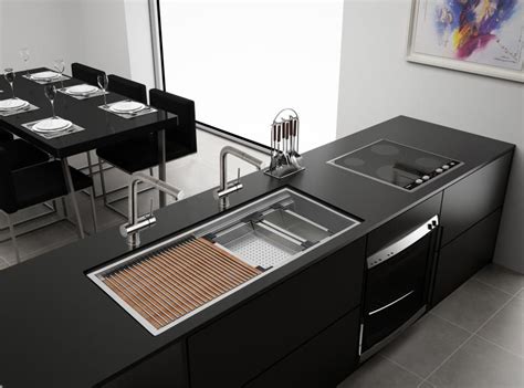 Ruvati Develops New Versatile Workstation Kitchen Sink Residential