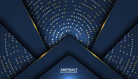 Dark Blue Luxury Background With Overlapping Shapes 834409 Vector Art