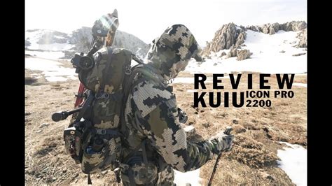 New Kuiu Icon Pro 2200 Review Youtube