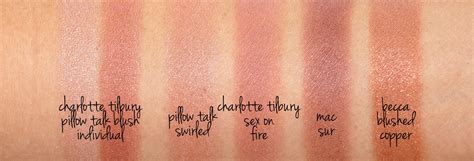 Charlotte Tilbury Pillow Talk Eyeshadow Palette Cheek To Chic Blush