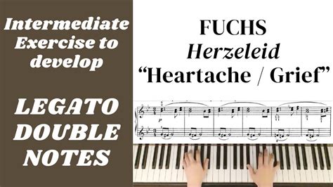 Fuchs Heartache Op 32 No 2 Video And Sheet Music Exercise To Develop Legato Double Notes