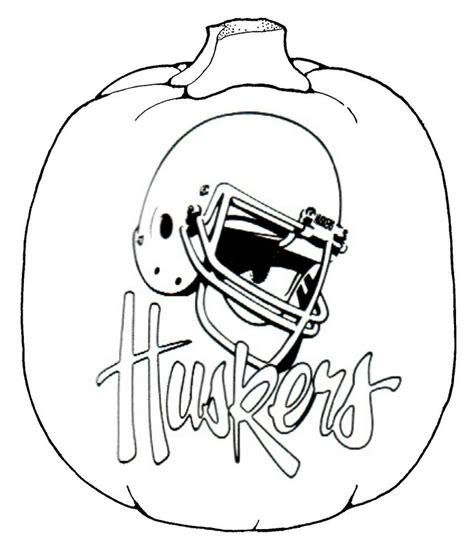 Nebraska Huskers Pages Coloring Pages