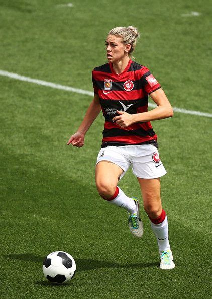 Alanna Kennedy Of The Wanderers Controls The Ball During The Round Six